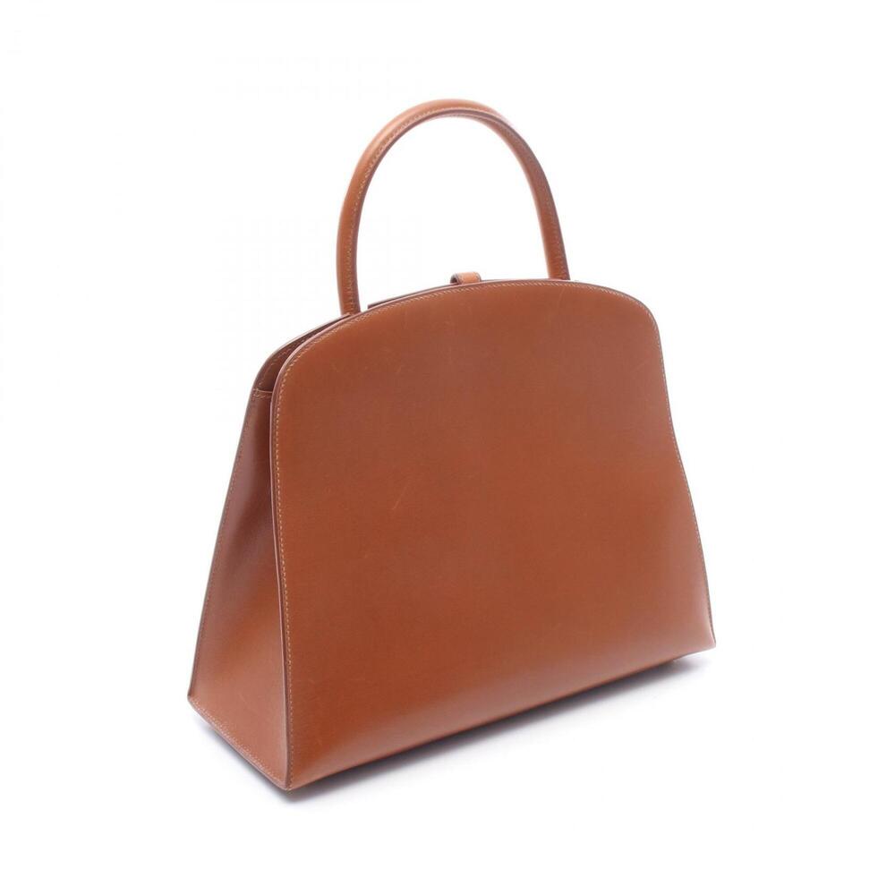 Hermes HERMES Dalvie MM Gold Handbag, Calfskin (Cowhide), Box Calf Leather, W... - Picture 2 of 10